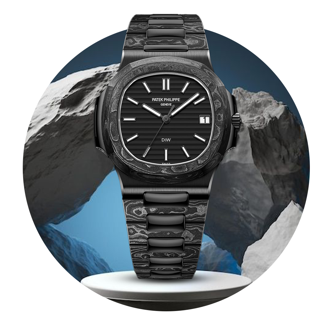 Patek Philipe Nautilus Black / Black Dial