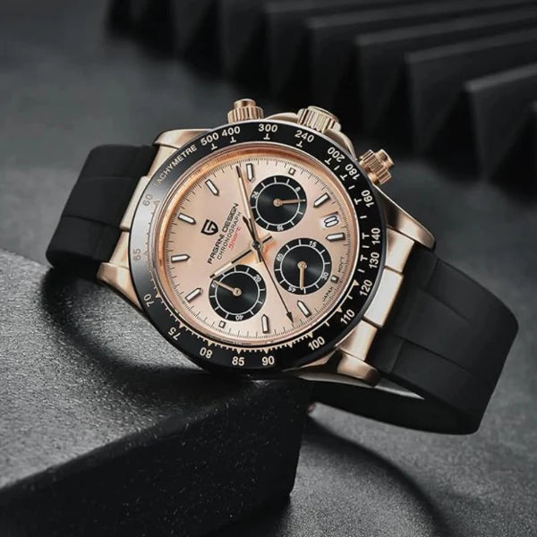 Pagani Design Daytona Strap Rose Gold Dial PD-1664