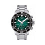 TISSOT Men’s Quartz Swiss Made Stainless Steel Green Gradient Dial 45mm Watch T120.417.11.091.01