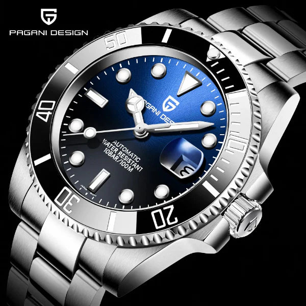 Pagani Design Submariner Silver Blue PD-1661